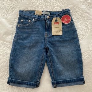 NWT Levi denim Bermuda shorts - Girls 6 Reg
